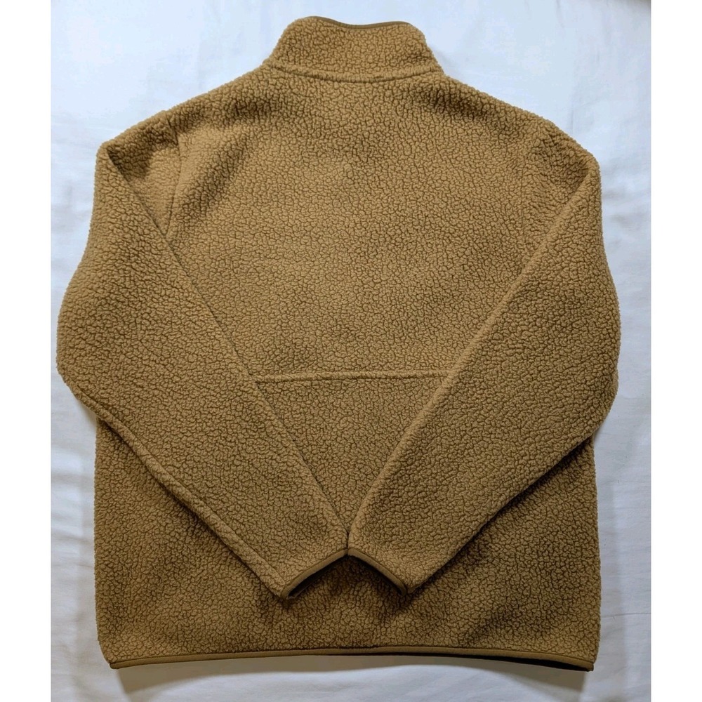 Patagonia Women XL Retro Pile Marsupial Fleece Pullover Jacket Brown STY22835 - Picture 6 of 8